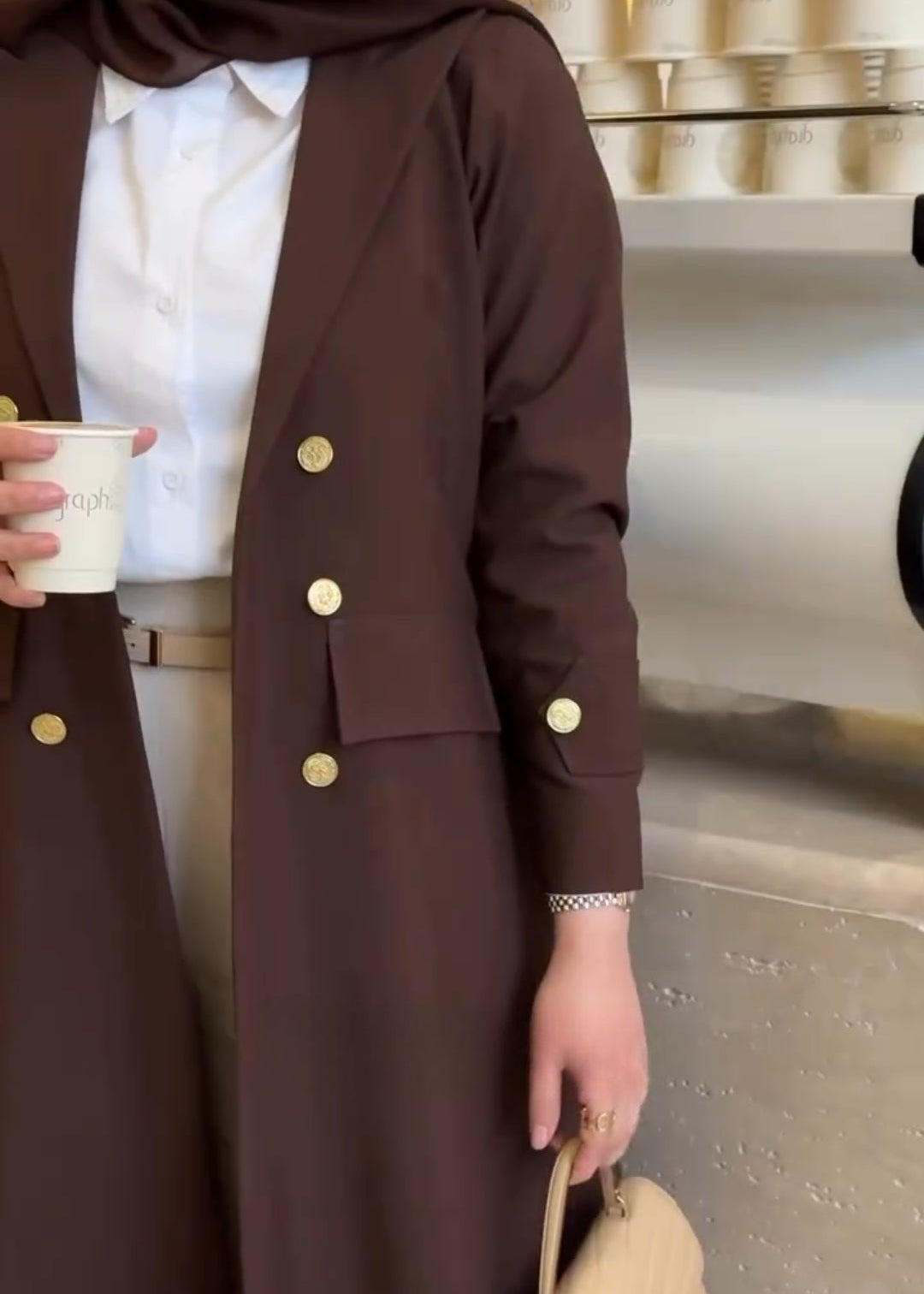 Aseel - Blazer Abaya